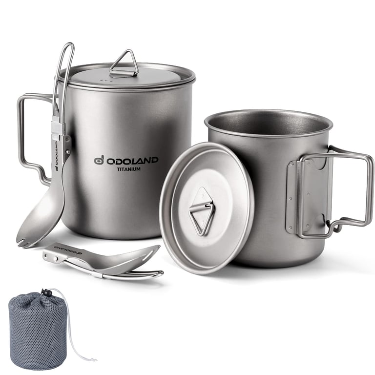 Odoland Titanium Cookware Set