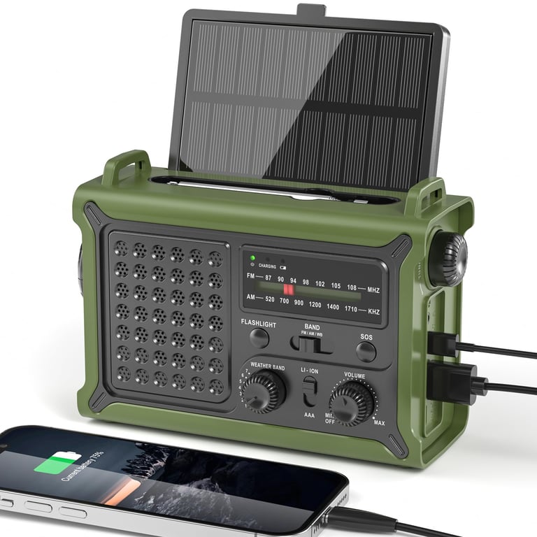 Mesqool Solar Emergency Radio