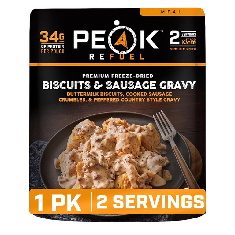 Peak Refuel Biscuits and Gravy Breakfast