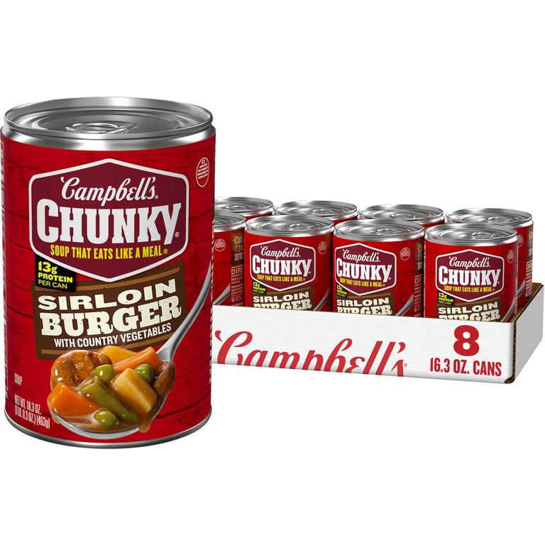 Campbell's Sirloin Burger Vegetable Soup