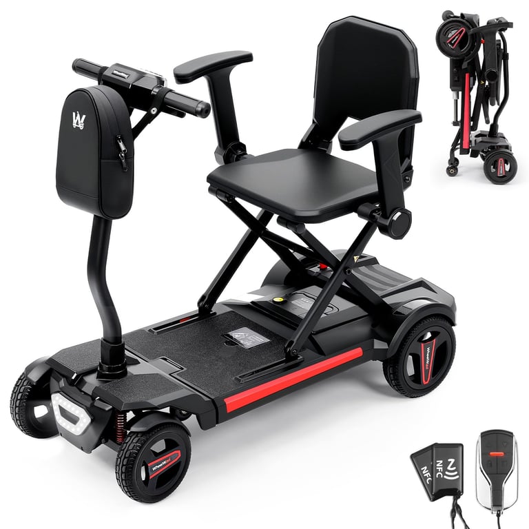 WheelWavi Auto-Folding Mobility Scooter