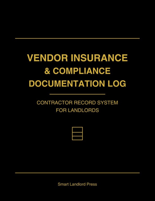 Vendor Insurance Compliance Log