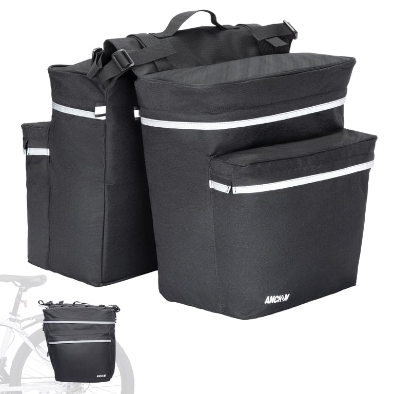 ANCHOM 34L Water Resistant Bike Saddlebags