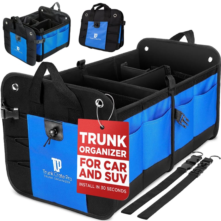 TRUNKCRATEPRO Collapsible Trunk Organizer