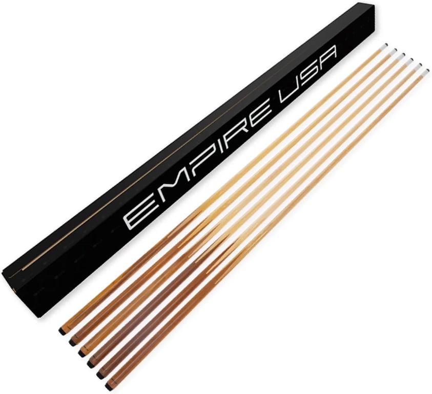 Empire USA 6‑Piece Pool Cue Set