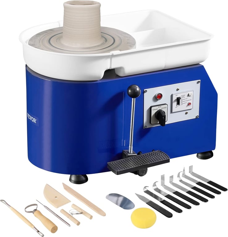 VEVOR Pottery Wheel 11inch 350W Ceramic Wheel Forming Machine Accessory Kit