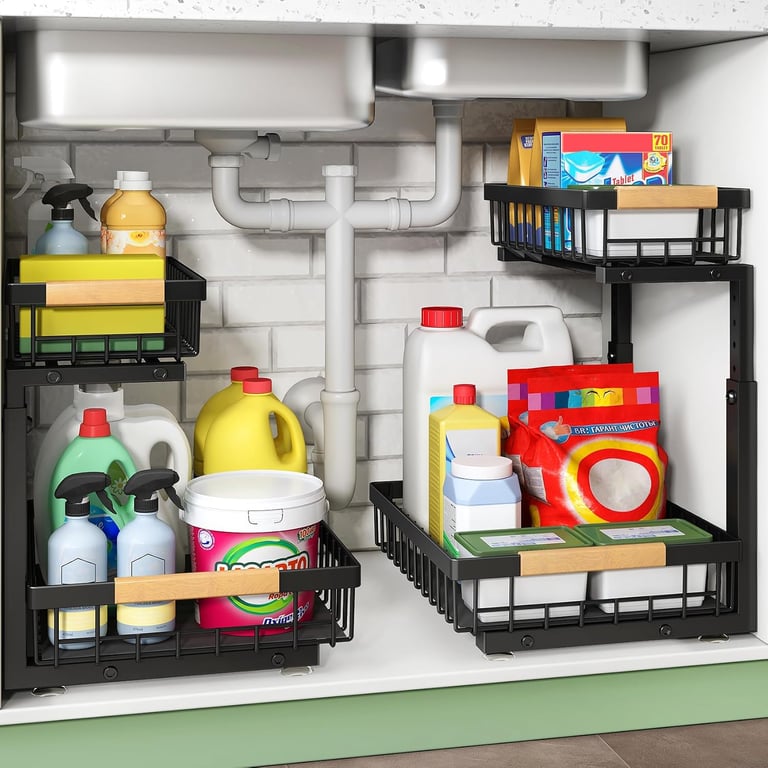 Kitstorack 2‑Tier Under Sink Organizer