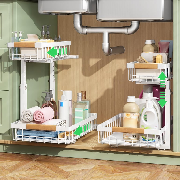 Kitstorack 2-Tier Under Sink Organizer