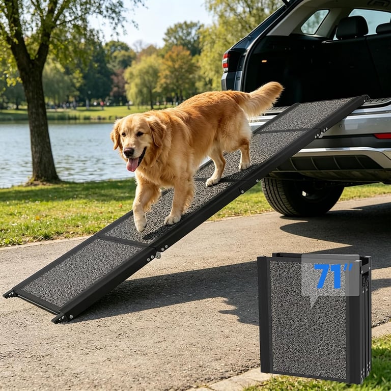 COZEER Folding Dog Car Ramp
