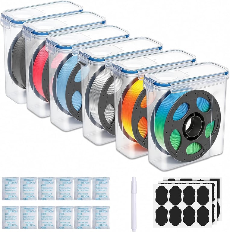 Bestery Filament Storage Box 6-Pack