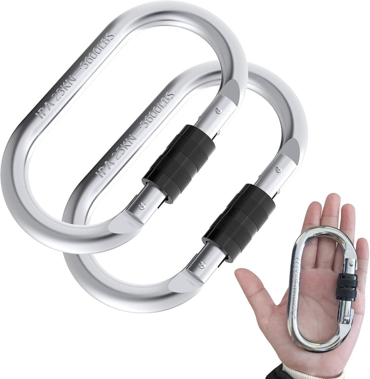 Oak‑Sports Screw Lock Carabiner