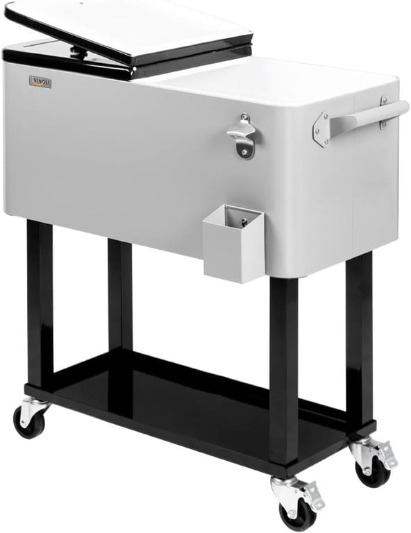 VINGLI Rolling Ice Chest