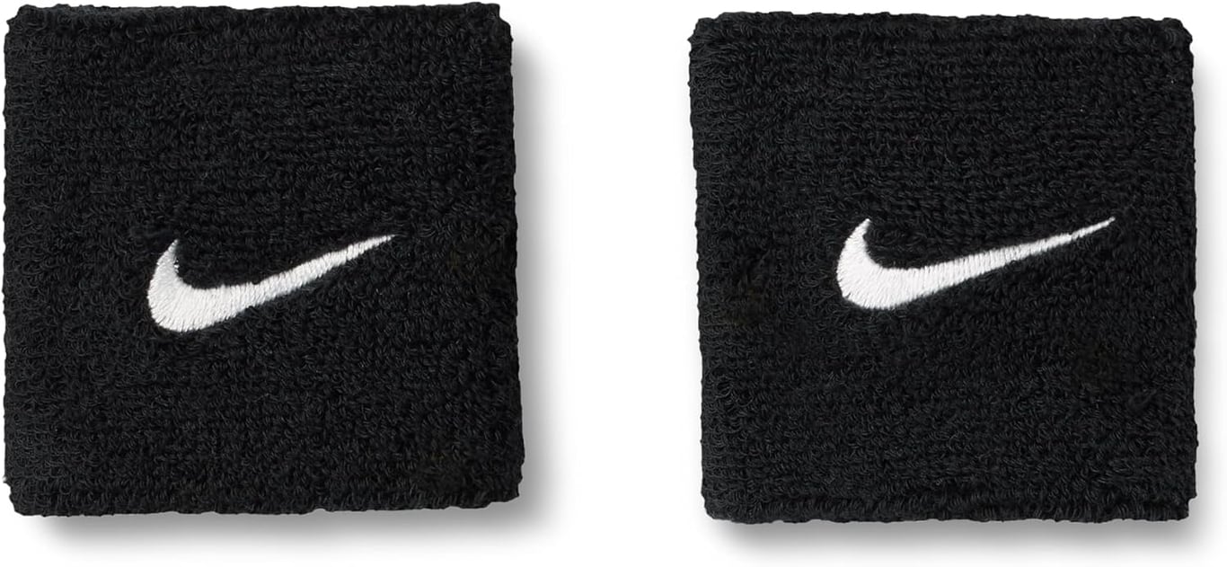 Nike Unisex Adult Swoosh Classic Wristband 2 Pack