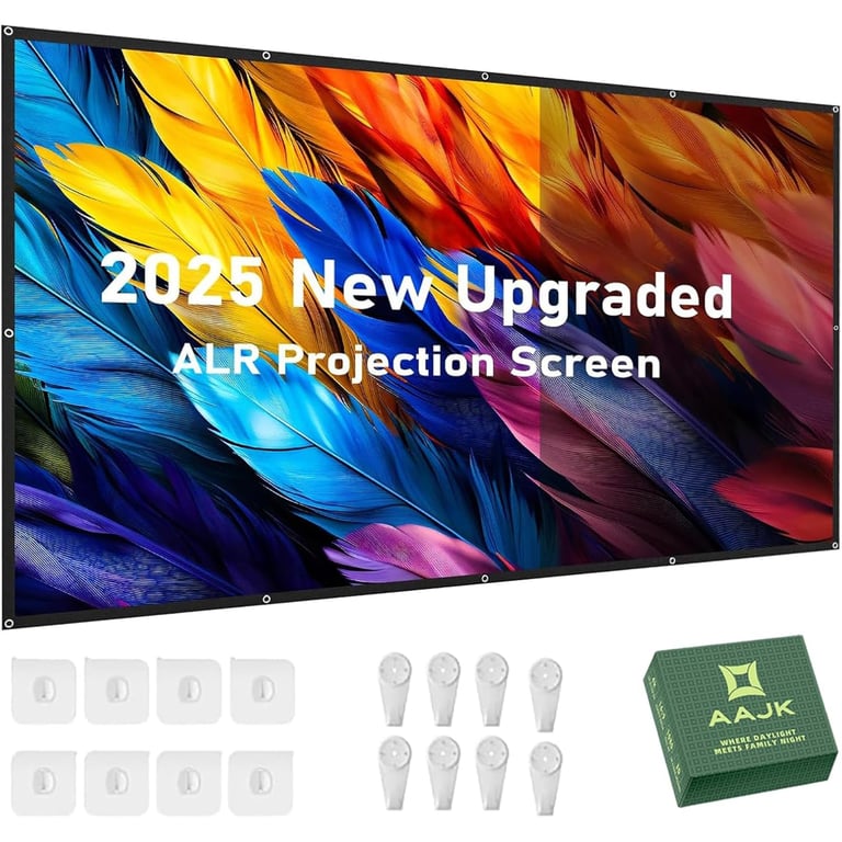 AAJK 80in Portable Projector Screen