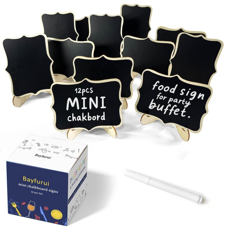 Bayfurui Mini Chalkboard Signs