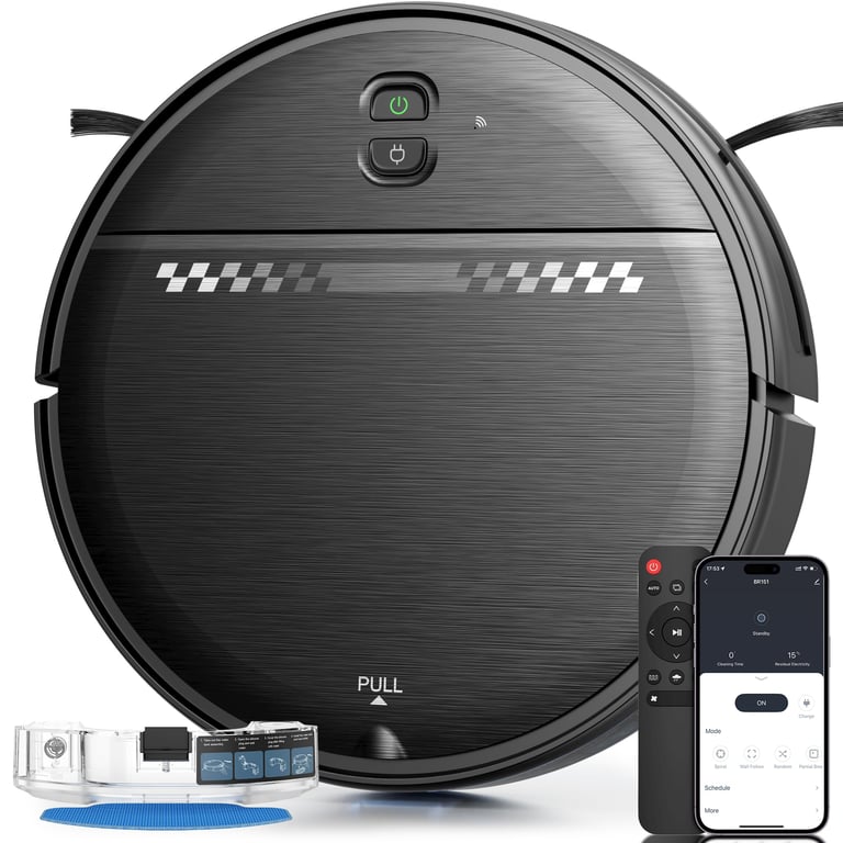 ZC WAS 2-in-1 Robot Vacuum & Mop