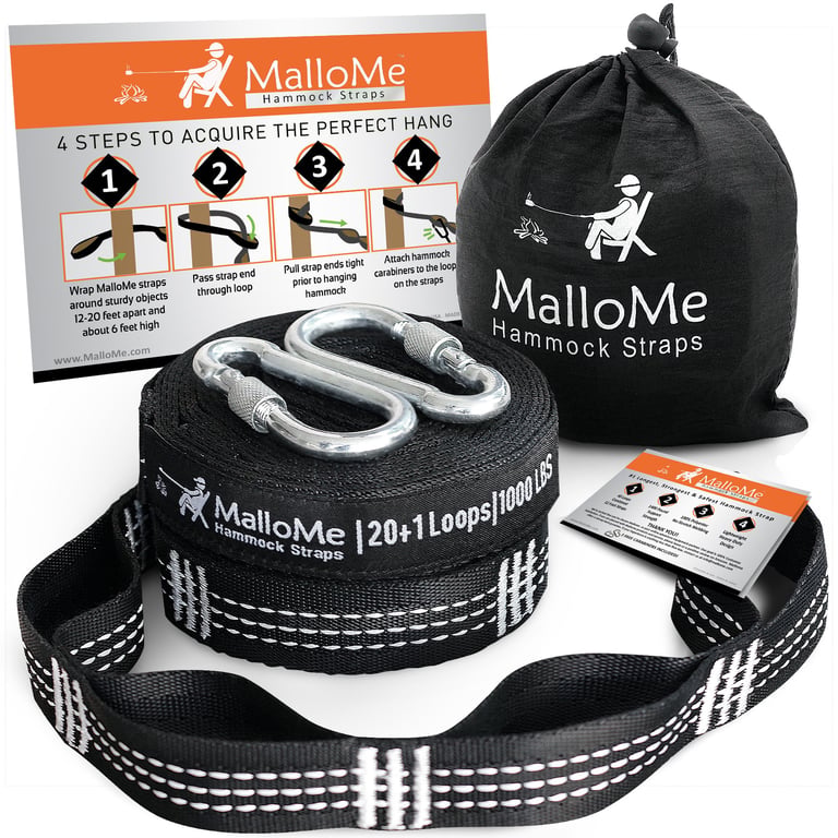 MalloMe Heavy-Duty Hammock Straps