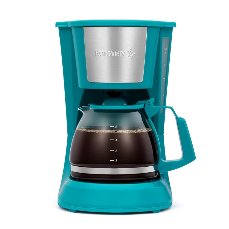 Holstein Teal 5 Cup Drip Coffee Maker
