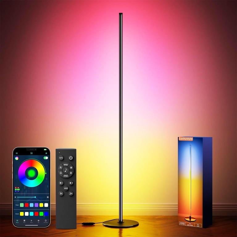 Luckystyle Smart Corner Floor Lamp