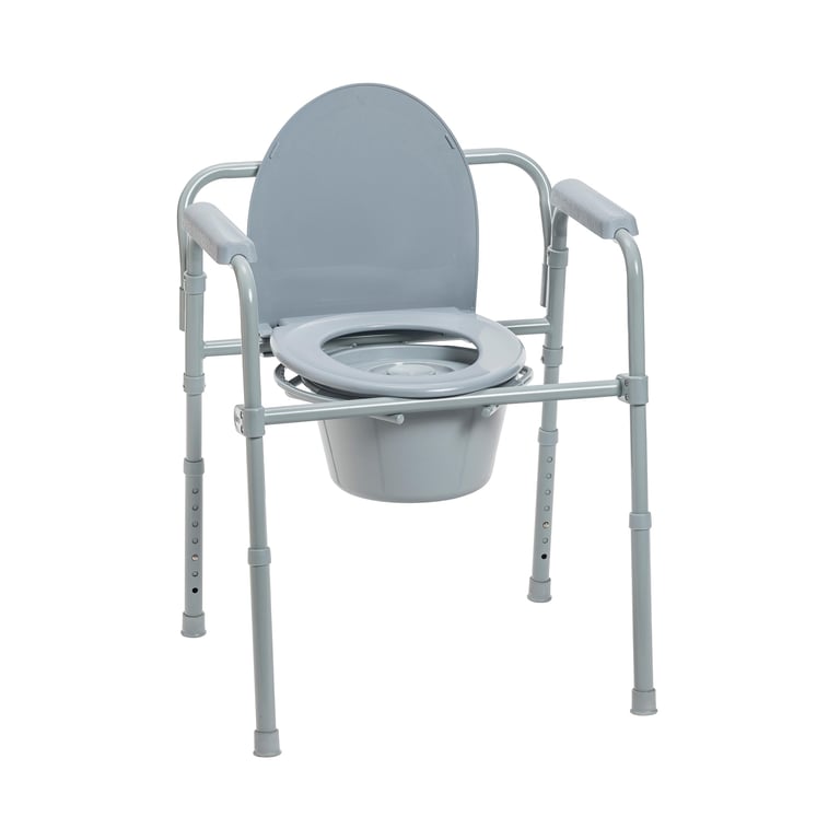 Drive Medical Folding Commode Chair
