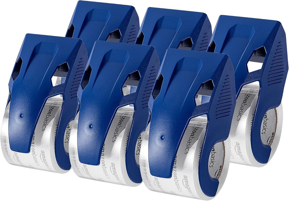 Amazon Basics Heavy Duty Packaging Tape with Dispenser