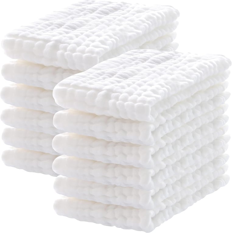 Lovely Care Muslin Burp Cloths