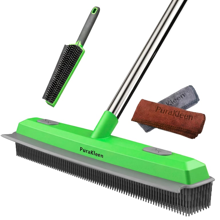 PuraKleen Adjustable Rubber Broom
