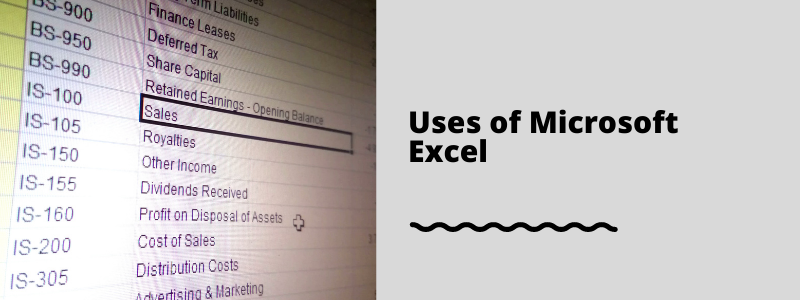 Uses of Microsoft Excel