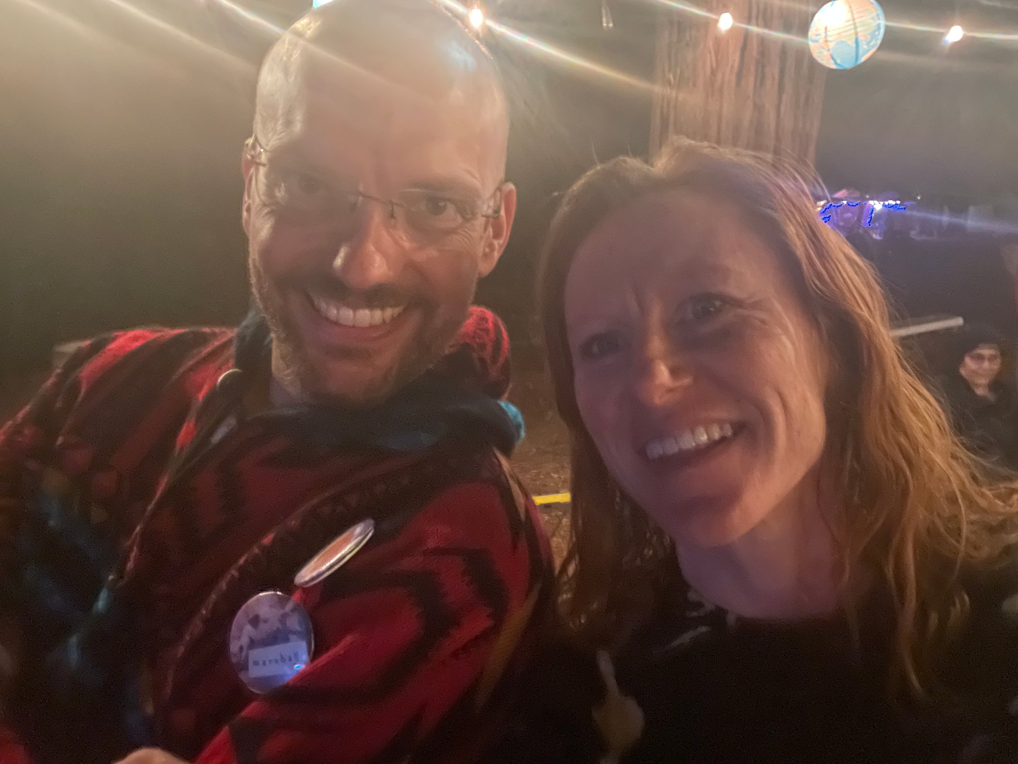 Marshall and Myriah at Dweb Camp