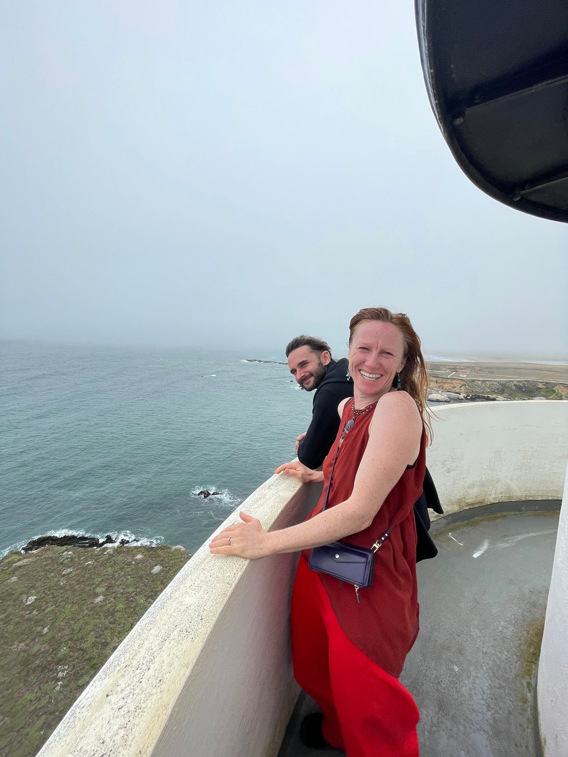 At the lighthouse