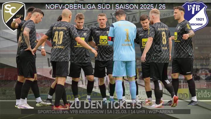 Sportclub Freital vs. VfB 1921 Krieschow