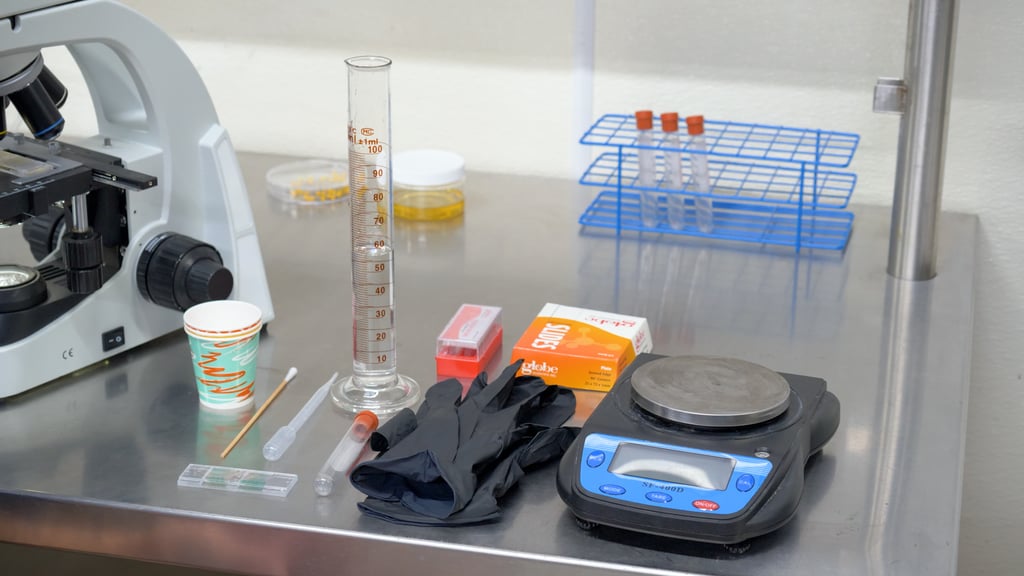 Supplies Needed for a Fecal Sample