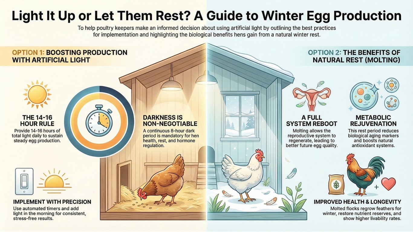 Artificial Lighting for Winter Egg Production in Laying Hens: A Science-Based Management Guide