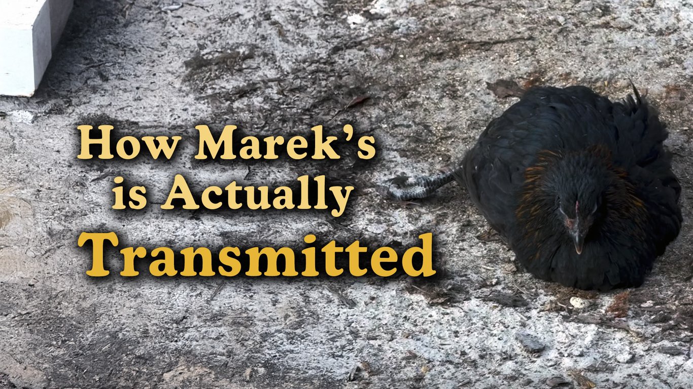 How Marek’s is Actually Transmitted