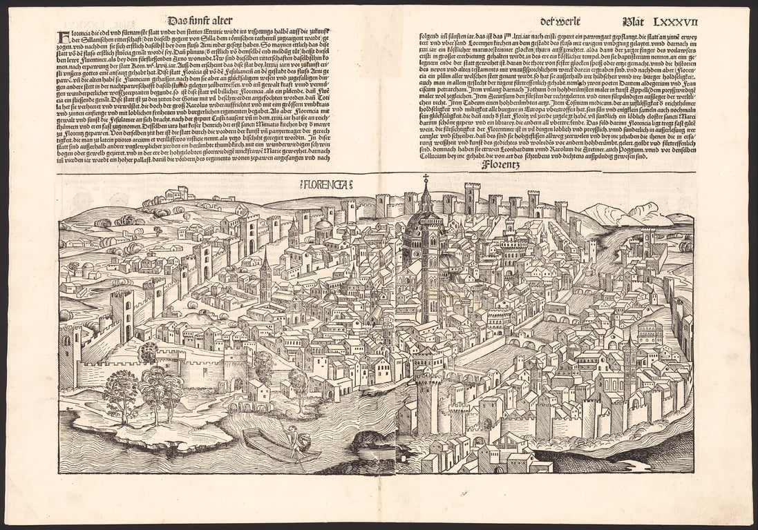 Florence. Hartmann, S., Nuremberg Chronicle, 1493