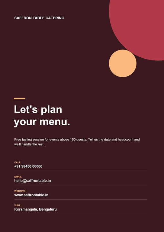 03 Catering Company Menu · page 4