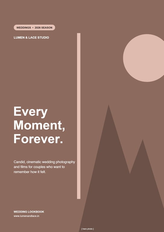 Wedding photography — first page