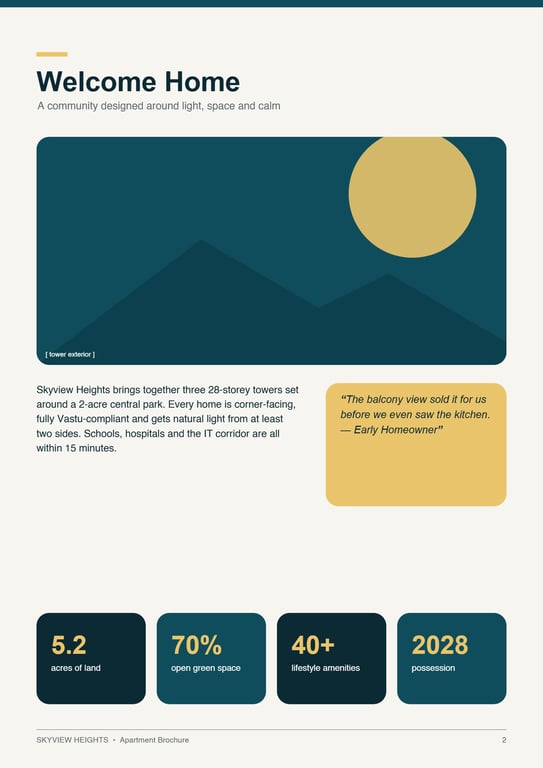 02 Apartment Promotion Brochure · page 2