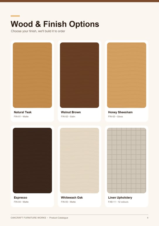 12 Furniture Manufacturer Catalogue · page 4