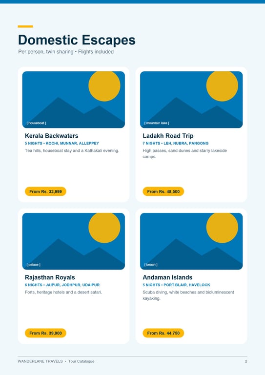 06 Travel Agency Tour Packages · page 2