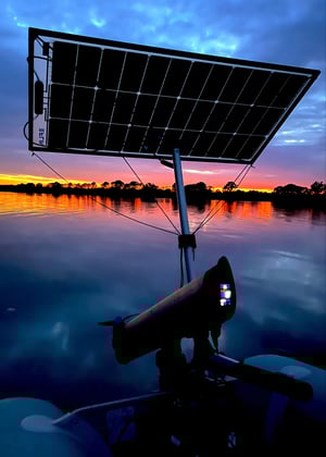 FLINdinghy⁺ – Solarsystem fürs Schlauchboot