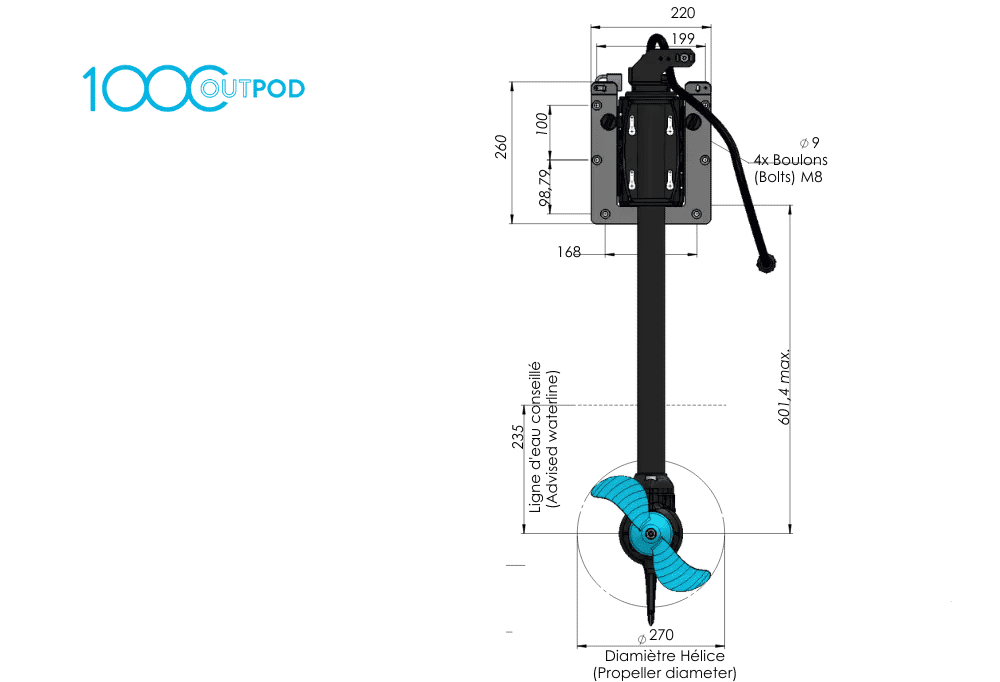 Quick installation for the Temo Outpod 500