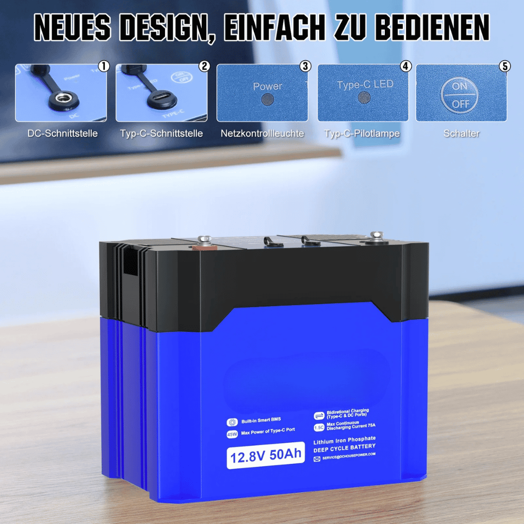 12V 50Ah LiFePO4 - Technik