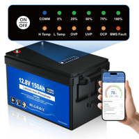12V 150Ah Bluetooth