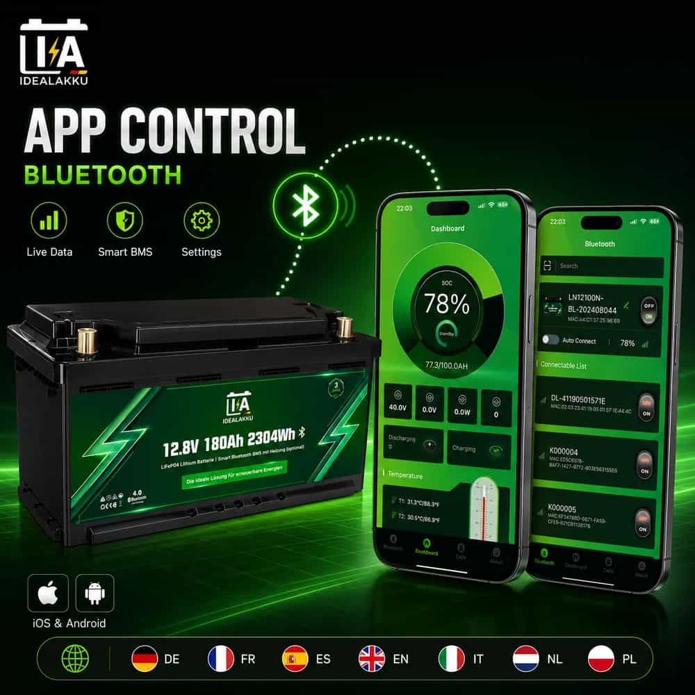 Aplikacja dla 12V 100Ah