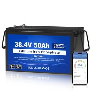 36V 50Ah Lithiumbatterie mit Niedertemperaturschutz und Bluetooth