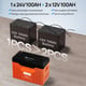 24V 100Ah LiFePO4 Lithium Batterie mit Bluetooth und WiFi,Unter temperaturschutz - image 1