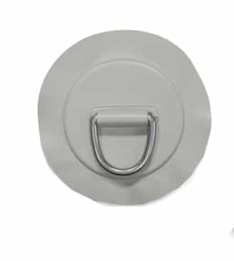 D-Ring Edelstahl auf PVC-Gewebe - Ø ca. 12 oder 14,5cm