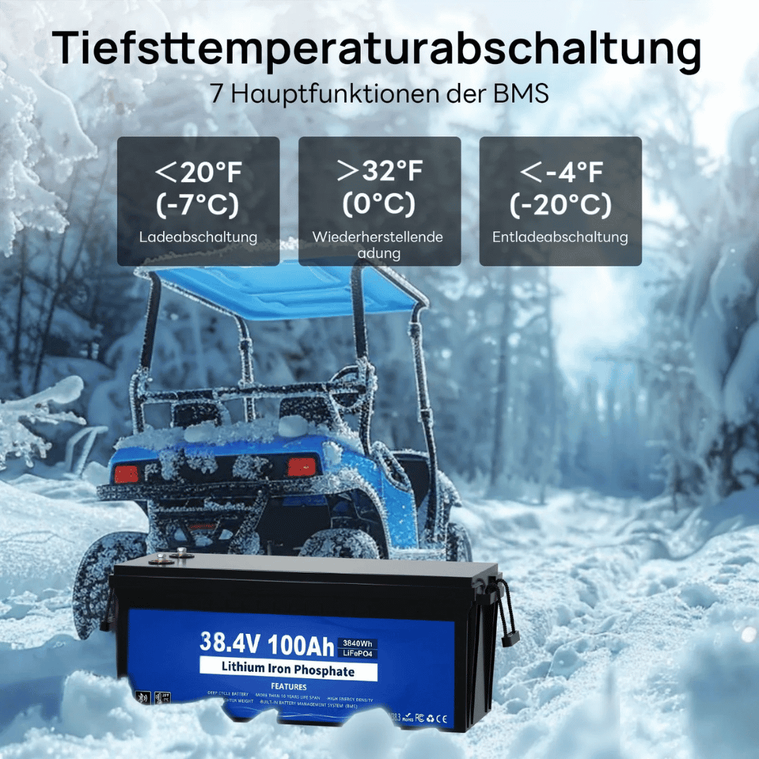 Safe 36V 100Ah battery