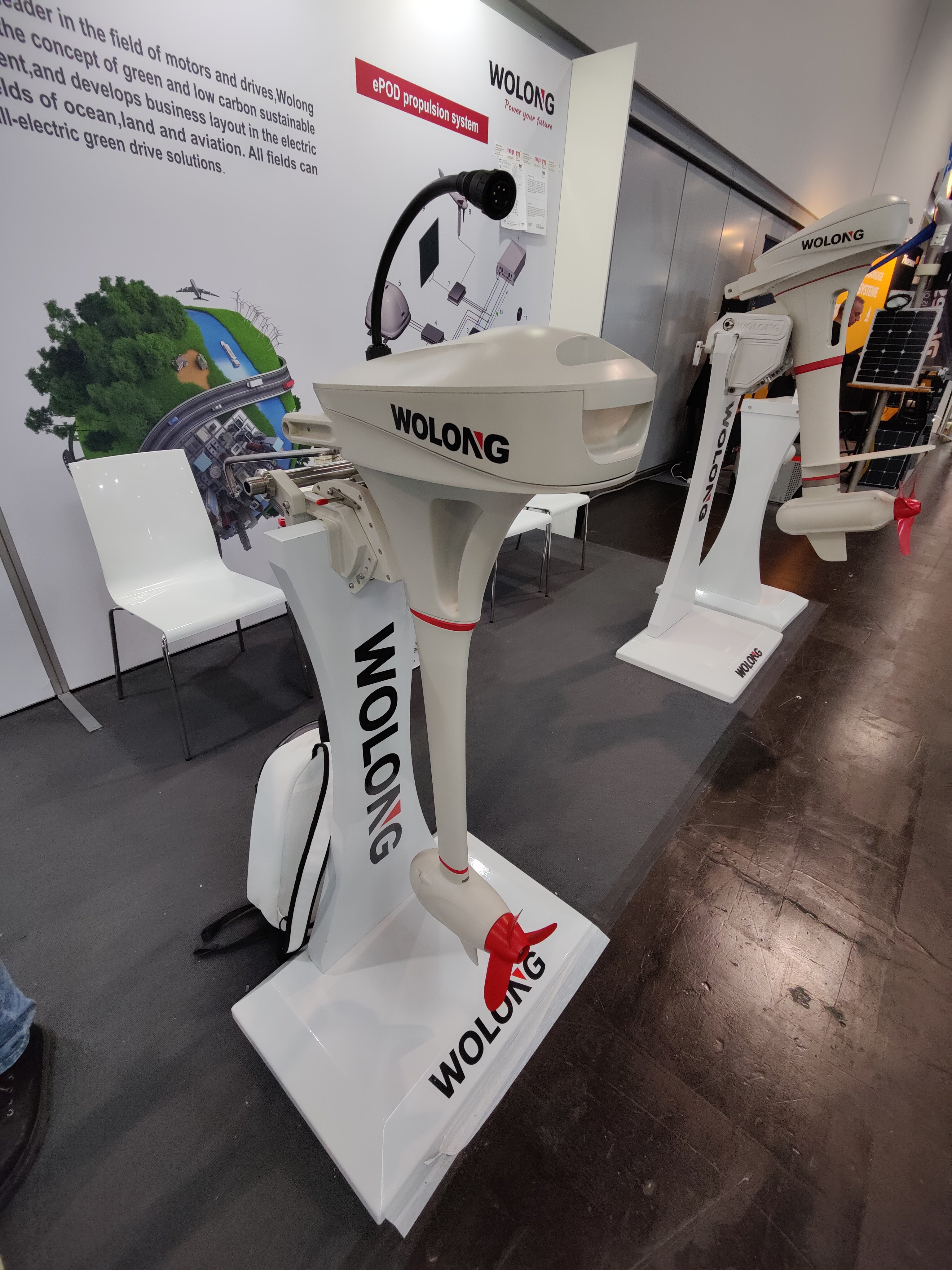 Wolong electric motors for the first time at the boat show-1
